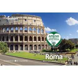 Eco-Postcard Turistica di Roma - Colosseo