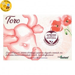 Eco-Postcard zodiaco Toro - papavero