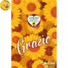 Biglietto Cartolina di Ringraziamento Ecologica con semi di Girasole