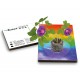 Eco-Postcard cartolina regalo arcobaleno pace