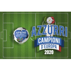 Eco-Postcard - Biglietto Cartolina Campioni calcio Europa 2020