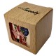Eco-Woody LOVE cubo di legno con semi di Ipomea