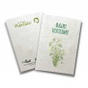 ECO-CARD Biglietto Pieghevole AUGURI in carta piantabile - MARGHERITA - 10x14 cm