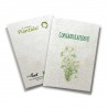 ECO-CARD Biglietto Pieghevole CONGRATULAZIONI in carta piantabile con semi MARGHERITA 10x14 cm