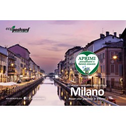 Eco-Postcard cartolina Milano - Navigli
