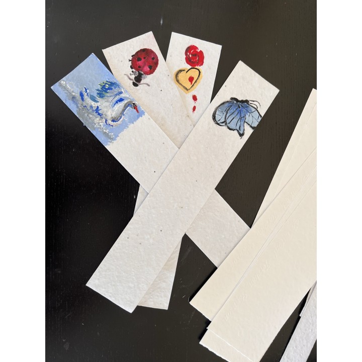 Eco-Card: 1kg ritagli carta piantabile neutra 6x33cm per lavori creativi e didattici - semi misti: fiori/verdura