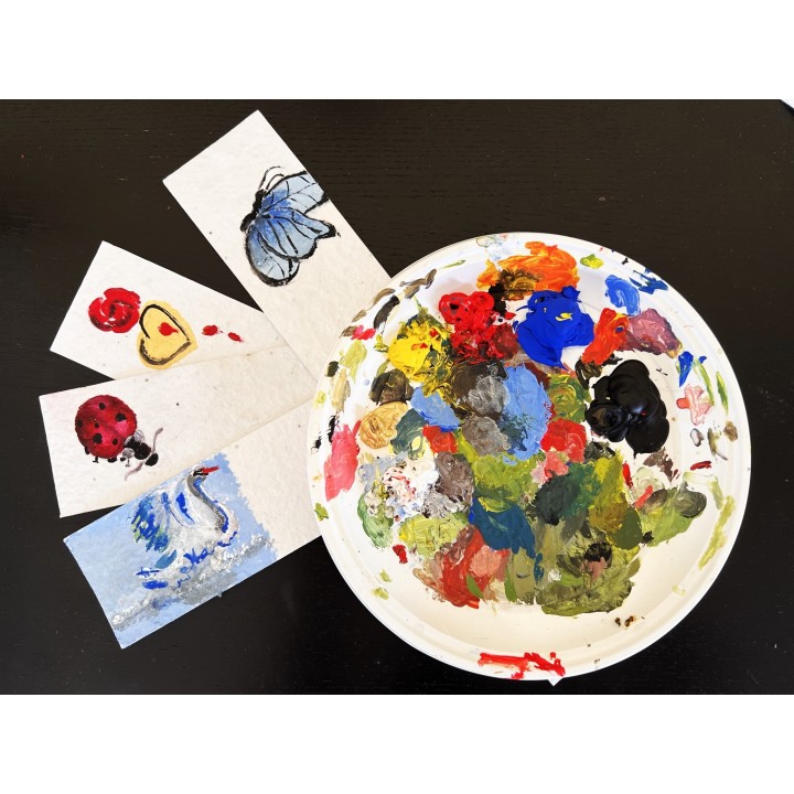Eco-Card: 1kg ritagli carta piantabile neutra 6x33cm per lavori creativi e didattici - semi misti: fiori/verdura