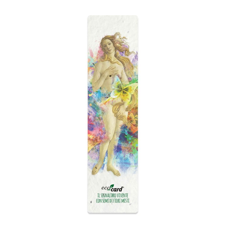 ECO-CARD segnalibro che germoglia piantabile con semi di Fiori Misti