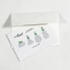 ECO-CARD busta e biglietto neutro piantabili con semi 11x8
