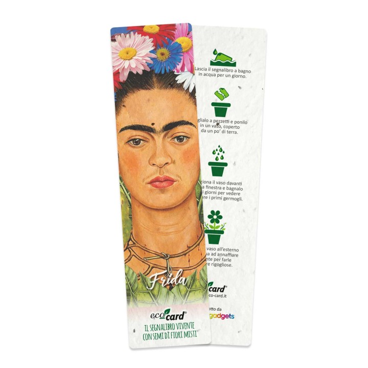 ECO-CARD 6 segnalibri piantabili assortiti serie ARTISTI