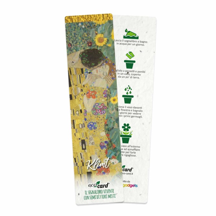 ECO-CARD 6 segnalibri piantabili assortiti serie ARTISTI