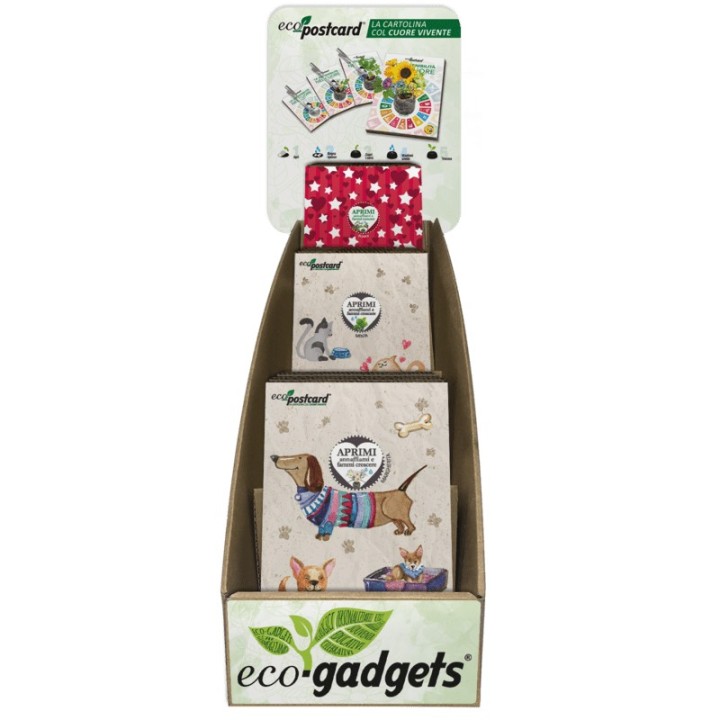 Espositore Eco-postcard - Collezione Animali