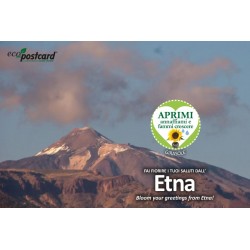 Eco-Postcard cartolina souvenir Etna