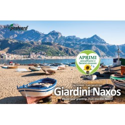 Eco-Postcard cartolina souvenir Giardini Naxos