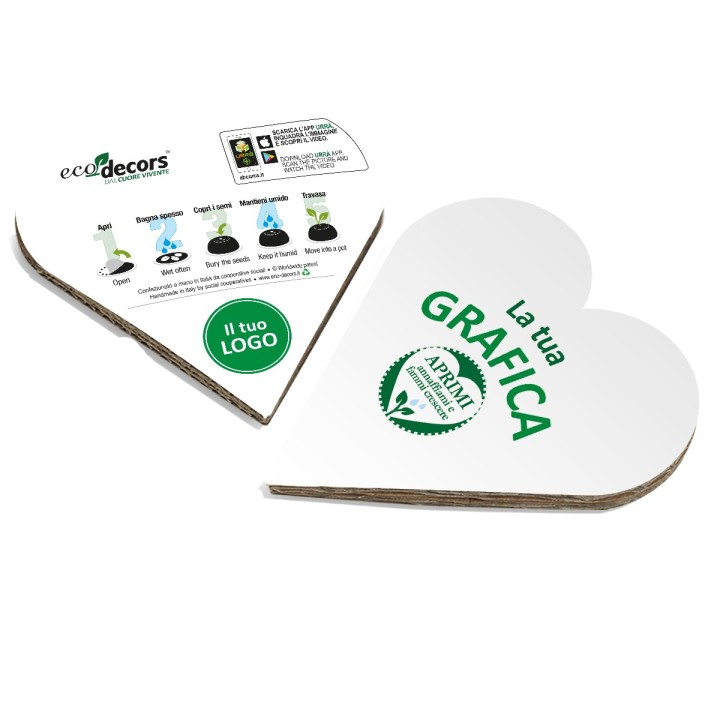 Eco-Decors cuore personalizzata