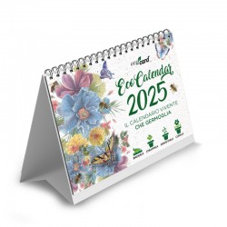 Eco-Calendar 2025 calendario da tavolo ecologico che germoglia - semi misti