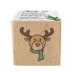 Eco-Woody Natalizio - Cubo di legno 100% ecologico con semi di Abete