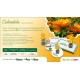 EcoPostcard con frase e dedica con semi di Calendula