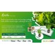 EcoPostcard con frase e dedica con semi di Rucola