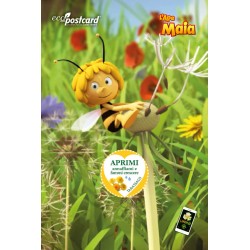 EcoPostcard L’APE MAIA Tarassaco Missione Dente di Leone