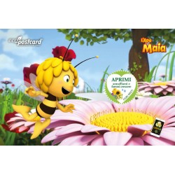 EcoPostcard L’APE MAIA Fiori misti Volo sui petali giganti
