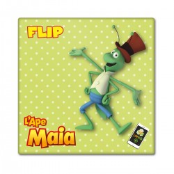 Calamita con grillo Flip che si anima con un cartone animato dell’Ape Maia in realtà aumentata