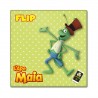 Calamita Animata L'Ape Maia - Flip ballerino su sfondo verde