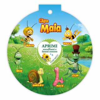 Eco-Decors pallina da cui nascono fiori con video personaggi de L'Ape Maia in realtà aumentata