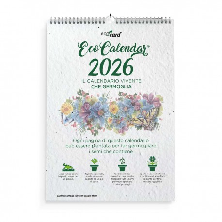 Calendario da muro piantabile A4 EcoCalendar 2026