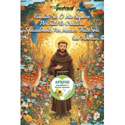 EcoPostcard San Francesco – “Frate Sole” | Cartolina piantabile con canto AR
