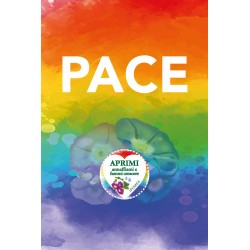Eco-Postcard per la Pace Arcobaleno ad Acquerello Ipomea