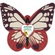 Eco-Decors Farfalla Illustrata – Decorazione piantabile con semi di fiori per api e farfalle