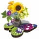 Eco-Decors Farfalla Illustrata – Decorazione piantabile con semi di fiori per api e farfalle