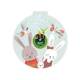 Eco-Decors decorazione ecologica Pasqua Conigli – Viola del pensiero