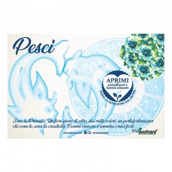 Eco-Postcard zodiaco Pesci - primula