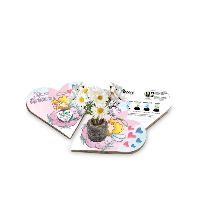 Eco-Decors Bomboniera ecologica per Battesimo Bambina - Margherita