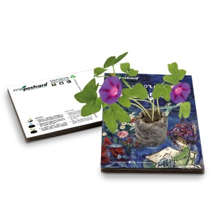 Eco-Postcard Artistica - Chagall con Realtà Aumentata | Fronte